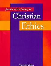 JOURNAL OF THE SOCIETY OF CHRISTIAN ETHICS