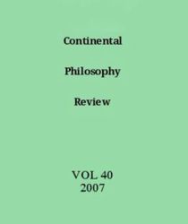 CONTINENTAL PHILOSOPHY REVIEW