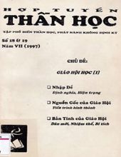 HỢP TUYỂN THẦN HỌC SỐ 18 -19