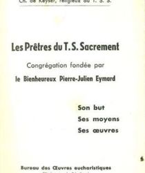 LES PRÊTRES DU TRÈS SAINT SACERMENT