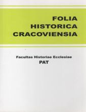 FOLIA HISTORICA CRACOVIENSIA, VOL 13