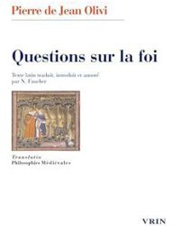 QUESTIONS ACTUELLES SUR LA FOI
