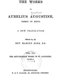 THE WORKS OF SAINT AUGUSTINE