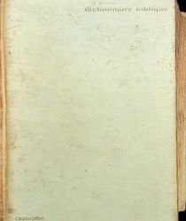 DICTIONNAIRE BIBLIQUE