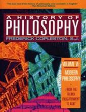 A HISTORY OF PHILOSOPHY: MODERN PHILOSOPHY: FROM THE FRENCH ENLIGHTENMENT TO KANT