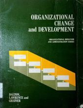 ORGANIZATIONAL CHANGE AND DEVELOPMENTD