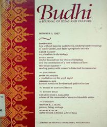 BUDHI - A JOURNAL OF IDEAS AND CULTURE: NO. 1 / 1997