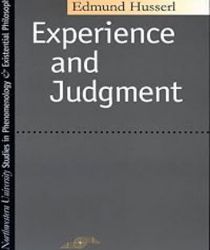 EXPERIENCE AND JUDGMENT: INVESTIGATIONS IN A GENEALOGY OF LOGIC