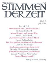 STIMMEN DER ZEIT: HEFT 7, JULI 2016