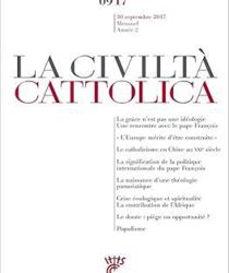 LA CIVILTÀ CATTOLICA: VOL. 1, NO 9, OCTOBER 2017