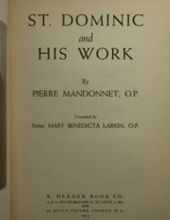 ST. DOMINIC AND HIS WORK