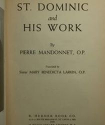 ST. DOMINIC AND HIS WORK