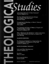 THEOLOGICAL STUDIES: MARCH 2008, VOL. 69, NO. 1