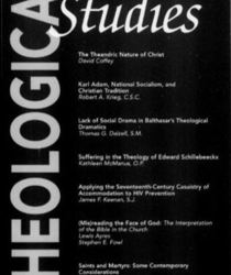 THEOLOGICAL STUDIES: SEPTEMBER 1999, VOL. 60, NO. 3