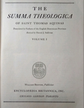 GREAT BOOKS: THE SUMMA THEOLOGICA: I