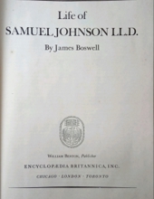 GREAT BOOKS: LIFE OF SAMUEL JOHNSON LL.D.