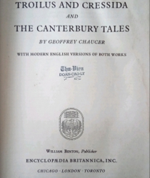 GREAT BOOKS: TROILUS AND CRESSIDA & THE CANTERBURY TALES