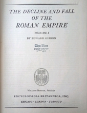 GREAT BOOKS: THE DECLINE AND FALL OF THE ROMAN EMPIRE: I