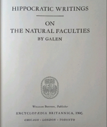 GREAT BOOKS: HIPPOCRATIC WRITINGS; ON THE NATURAL FACULTIES