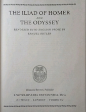 GREAT BOOKS: THE ILIAD OF HOMER, THE ODYSSEY