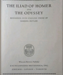 GREAT BOOKS: THE ILIAD OF HOMER, THE ODYSSEY