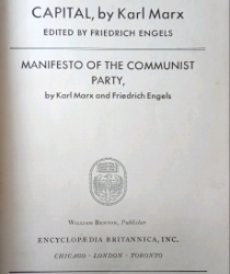 GREAT BOOKS: CAPITAL; MANIFESTO OF THE COMMUNIST PARTY