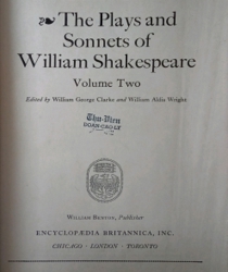 GREAT BOOKS: THE PLAYS AND SONNETS OF WILLIAM SHAKESPEARE: II