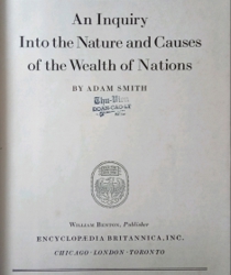 GREAT BOOKS: AN INQUIRY INTO THE NATURE AND CAUSES OF THE WEALTH OF NATIONS