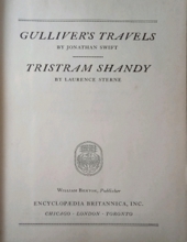 GREAT BOOKS: GULLIVER'S TRAVELS; TRISTRAM SHANDY