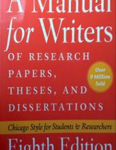 A MANUAL FOR WRITERS OF RESEARCH PAPERS, THESES, AND DISSERTATIONS