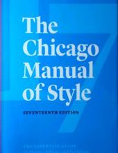 THE CHICAGO MANUAL OF STYLE