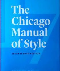 THE CHICAGO MANUAL OF STYLE