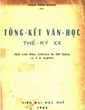 TỔNG KẾT VĂN HỌC THẾ KỶ XX