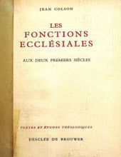 LES FONCTIONS ECCLÉSIALES