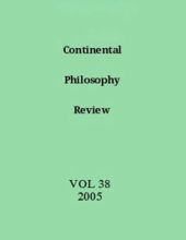 CONTINENTAL PHILOSOPHY REVIEW