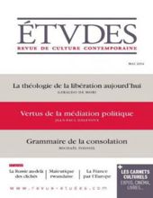 ÉTVDES: REVUE DE CULTURE CONTEMPORAINE: NO 4205, MAI 2014