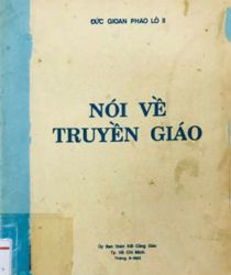 NÓI VỀ TRUYỀN GIÁO