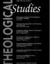 THEOLOGICAL STUDIES: JUNE 1998, VOL. 59, NO. 2