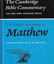 THE GOSPEL ACCORDING TO MATTHEW