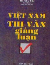 VIỆT NAM THI VĂN GIẢNG LUẬN