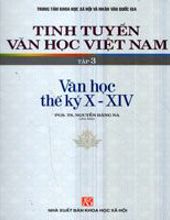 TINH TUYỂN VĂN HỌC VIỆT NAM, TẬP 3