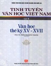 TINH TUYỂN VĂN HỌC VIỆT NAM, TẬP 4