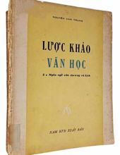 LƯỢC KHẢO VĂN HỌC