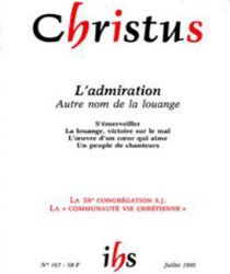 L'ADMIRATION AUTRE NOM DE LA LOUANGE, NO 167 (CHRISTUS)