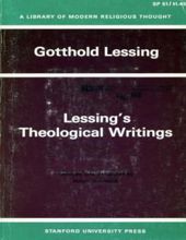 LESSING'S THEOLOGICAL WRITINGS: SELECTIONS IN TRANSLATION