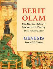 GENESIS (BERIT OLAM: STUDIES IN HEBREW NARRATIVE AND POETRY)