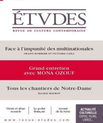 ÉTVDES: REVUE DE CULTURE CONTEMPORAINE: NO 4267, JANVIER 2020