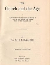 THE CHURCH AND THE AGE