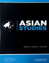 THE JOURNAL OF ASIAN STUDIES