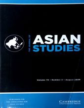 THE JOURNAL OF ASIAN STUDIES